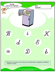 B Sesi Çalışma Sayfaları